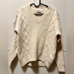 Incredibly Soft Sunday Best Cream Wool Knit Sweater